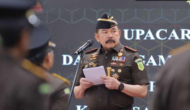 Jaksa Agung Resmi Melantik Kajati Sumbar yang Baru