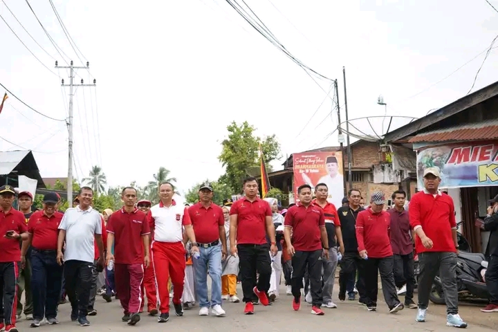 Jalan Santai Dalam Rangka HUT Dharmasraya ke 19 Berlangsung Meriah