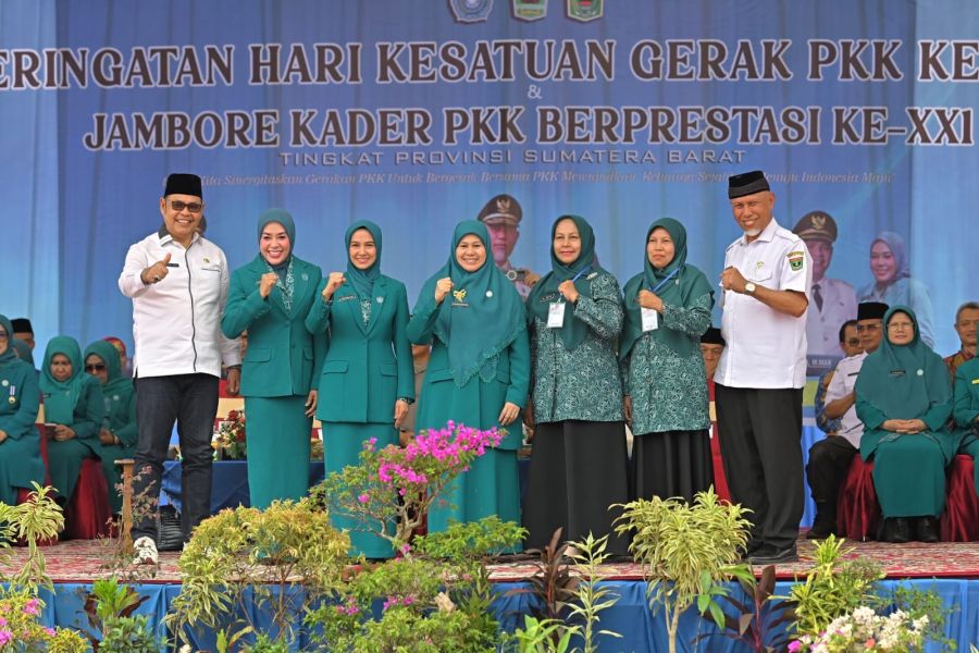 Jambore Kader PKK Berpretasi XXI & HKG-PKK ke-52, Mahyeldi Harap Bisa Terus Sukseskan Program Pokok