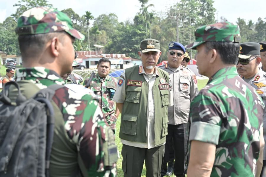 Jelang Kunker Presiden ke Sumbar, Forkopimda dan Pangdam Bukit Barisan Lakukan Peninjauan Lapangan