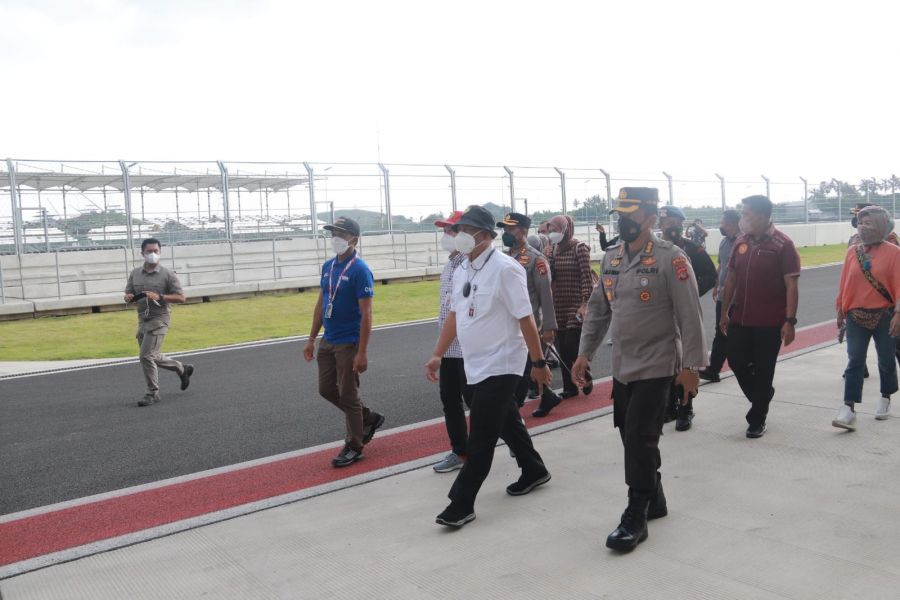 Jelang Race MotoGP, Kompolnas RI Cek Kesiapan Pengamanan Sirkuit Mandalika 
