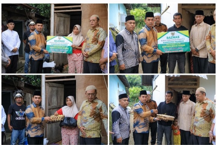 Jelang Safari Ramadan, Wabup Pasaman Salurkan Bantuan Bedah Rumah di Rao Selatan dan Rao Utara