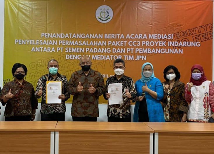 JPN Lakukan Mediasi PT. PP dan PT. Semen Padang Soal Keterlambatan Proyek Indarung VI