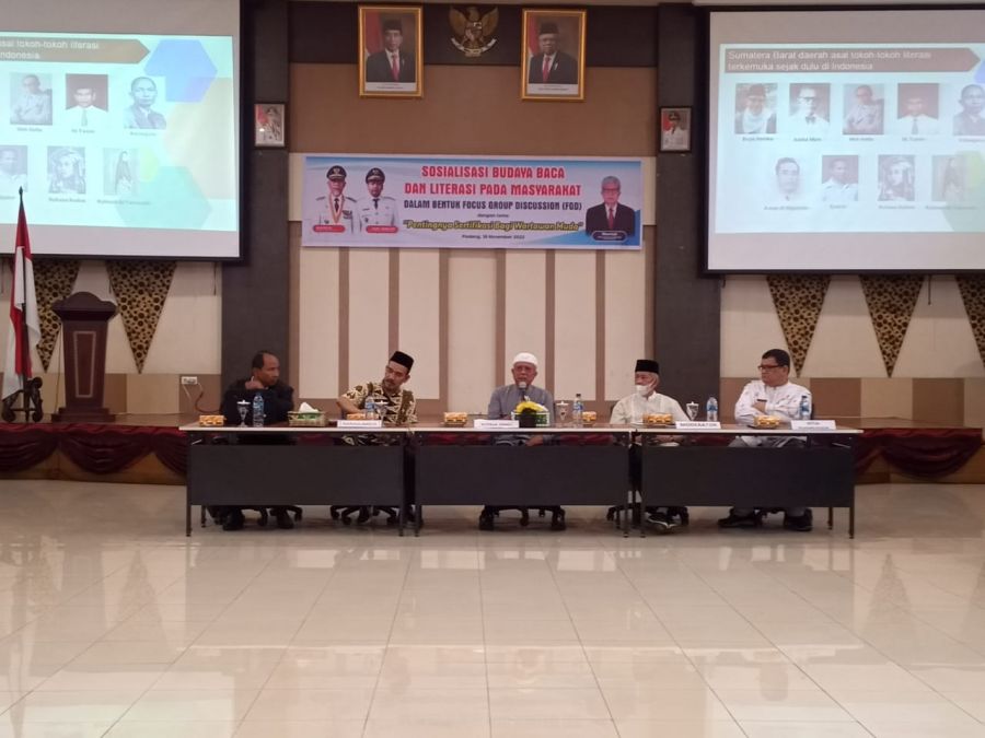 Kadis Kearsipan & Perpustakaan Sebut Perlu Upaya Meningkatkan Minat Baca di Sumbar Masih Rendah