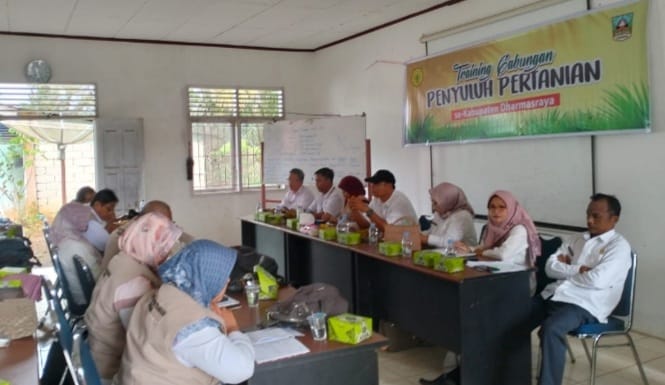 Kadis Pertanian Sikapi  Perubahan Iklim bersama Penyuluh se kabupaten Dharmasraya 