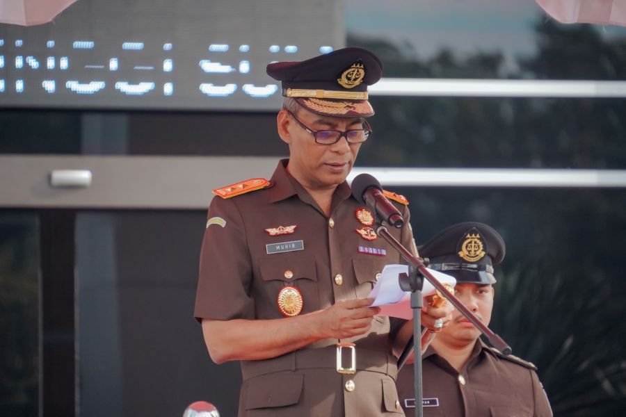 Kajati Sumbar Sebagai Inspektur Upacara di Hari Sumpah Pemuda