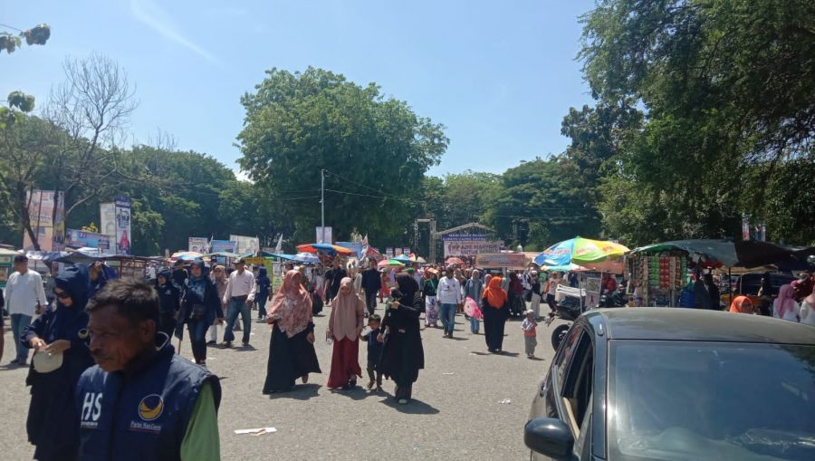 Kampanye Anies di Padang Sepi Pendukung