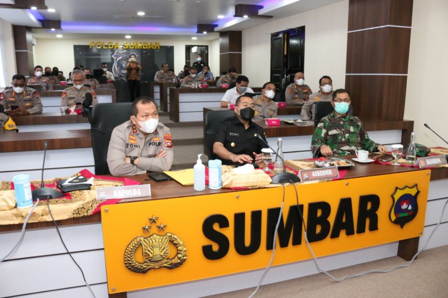 Kapolda, Wagub Sumbar dan Danrem Hadiri Launching Hotline Polisi 110, Mudahkan Pelayanan Masyarakat