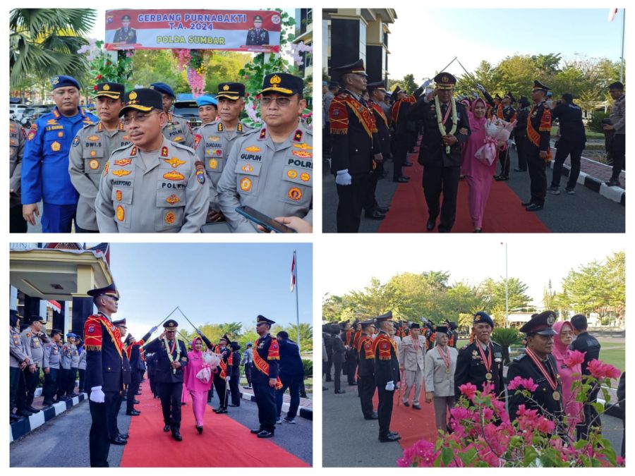 Kapolda Pimpin Upacara Wisuda Purna Bakti dan Pedang Pora bagi Purnawirawan serta Wredatama