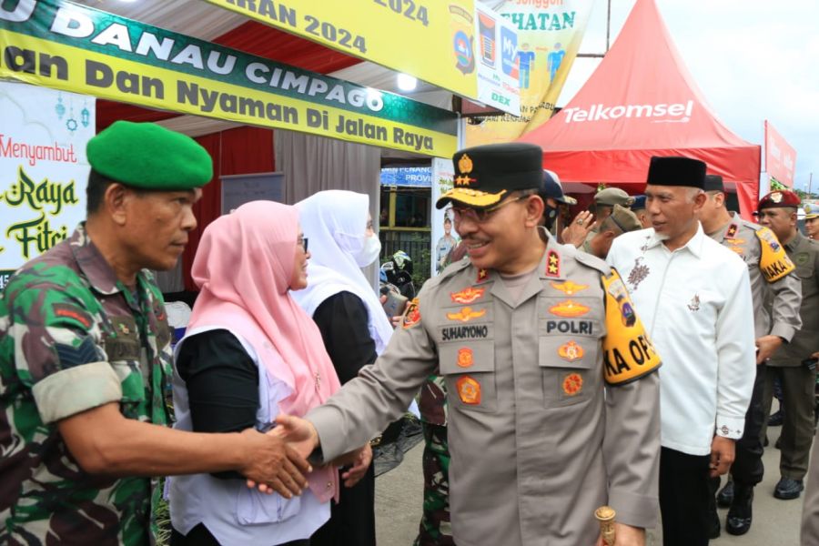 Kapolda Sumbar bersama Forkopimda Cek Kesiapan Personel Pengamanan Idul Fitri