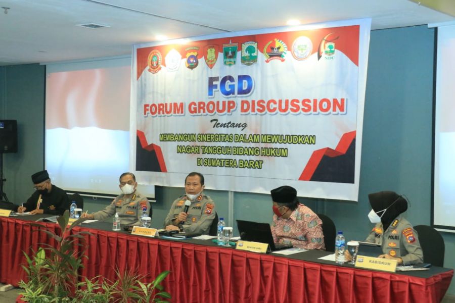 Kapolda Sumbar Buka FGD 