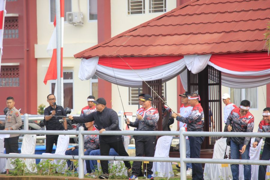 Kapolda Sumbar Buka Lomba Memancing Gratis, Peringati HUT RI ke-78