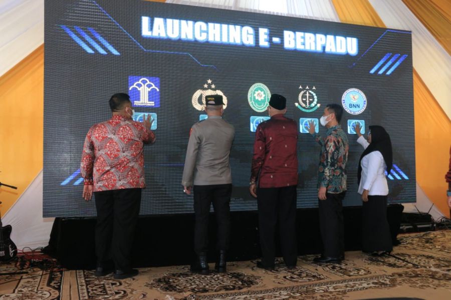 Kapolda Sumbar Hadiri Launching E-Berpadu 