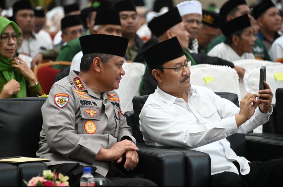 Kapolda Sumbar Hadiri Pelantikan Pengurus Wilayah Nahdlatul Ulama Sumatera Barat di UNP