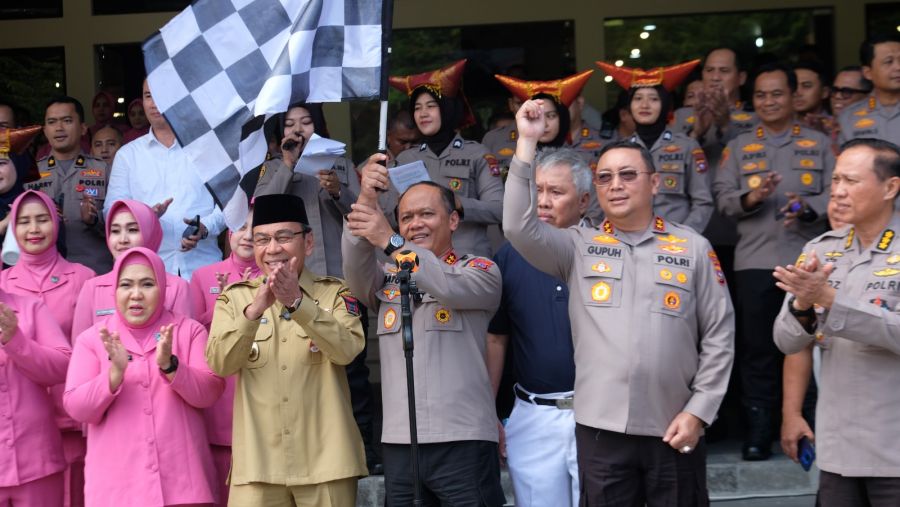 Kapolda Sumbar Hadiri Puncak Bakti Kesehatan Jelang HUT Bhayangkara ke-79, Diikuti Ribuan Peserta