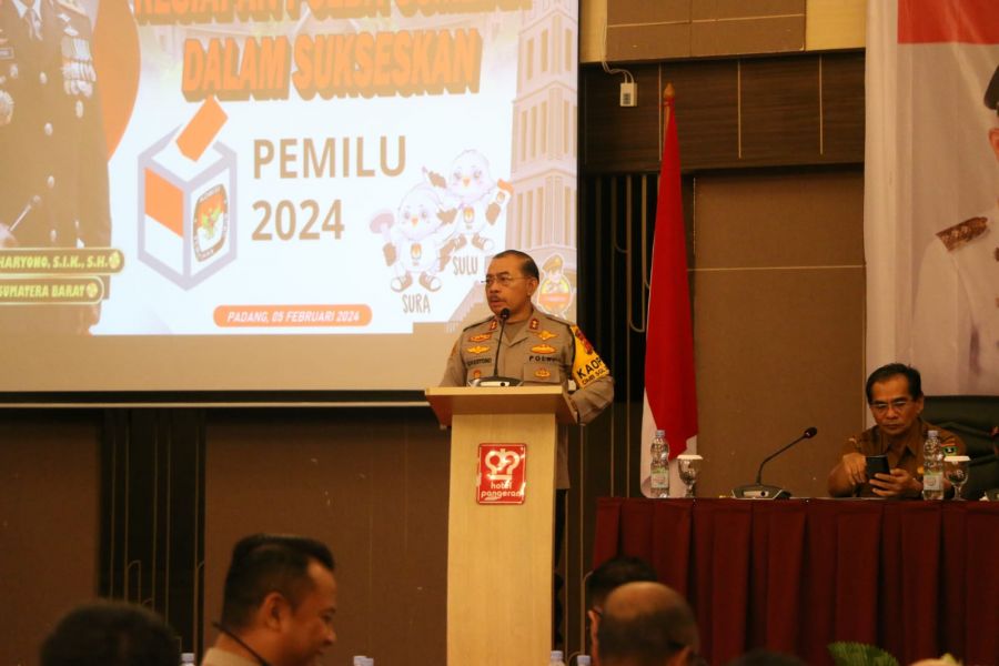 Kapolda Sumbar jadi Narasumber Rakor Kesiapan Penyelenggara Pemilu