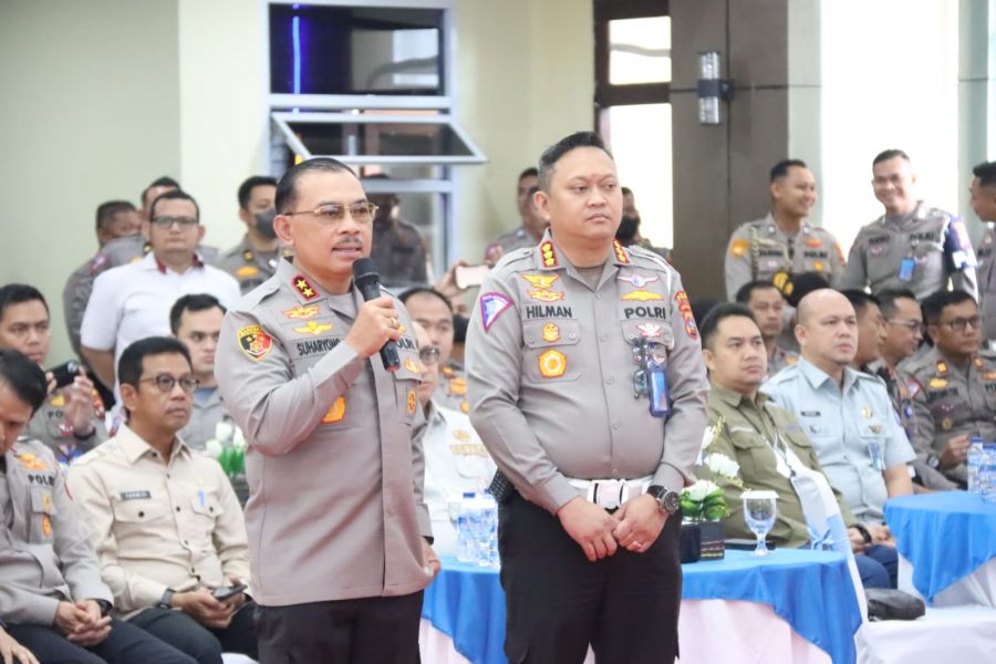 Kapolda Sumbar Launching ETLE Camera Mobile Hand Held 