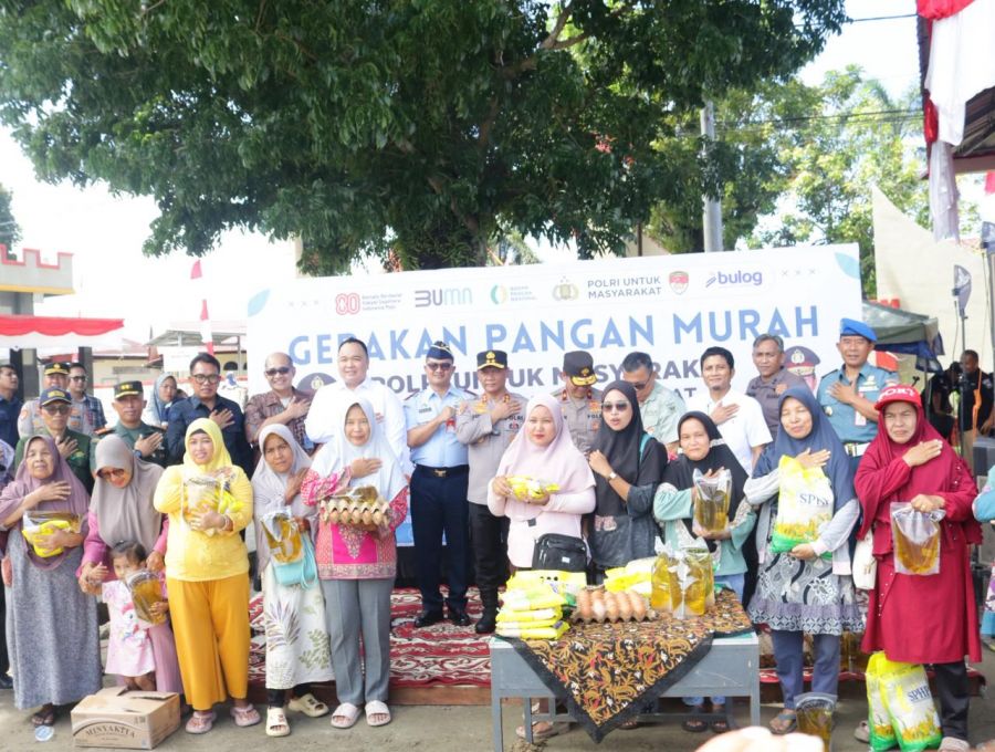 Kapolda Sumbar Launching Gerakan Pangan Murah, Wujud Polri Hadir Untuk Masyarakat 