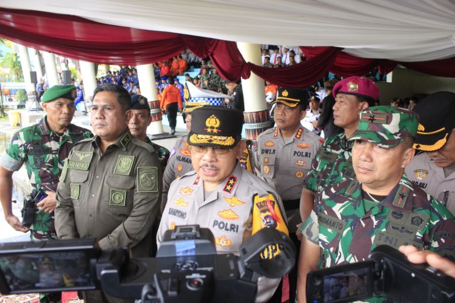 Kapolda Sumbar Pimpin Apel Gelar Pasukan Operasi Lilin Singgalang 2022