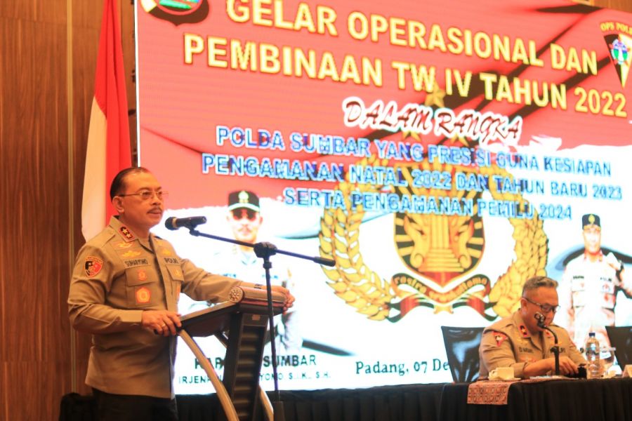 Kapolda Sumbar Pimpin GO Bulanan 