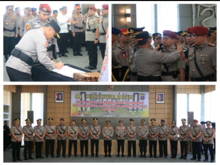 Kapolda Sumbar Pimpin Sertijab 5 Pejabat Utama dan 3 Kapolres Jajaran