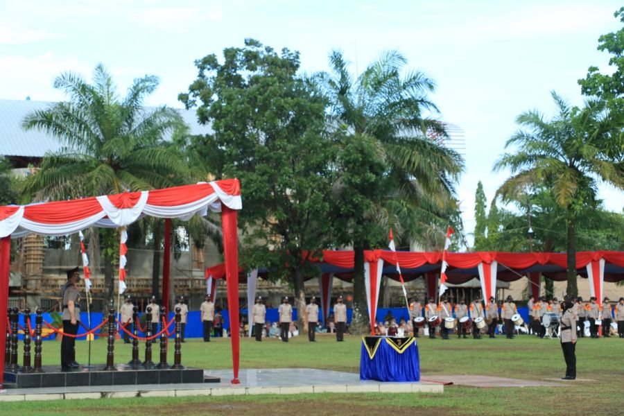 Kapolda Sumbar tutup Pendidikan Pembentukan Bintara Polri TA. 2021