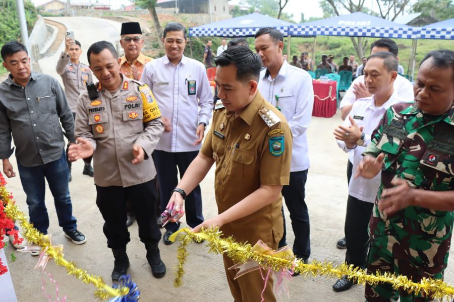 Kapolres Sawahlunto Ucapkan Terimakasih Saat Peresmian Gedung Kantor & Fasilitas Mapolres Sawahlunto