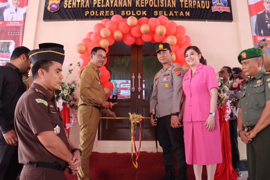 Kapolres Solok Selatan Launching Da'i Kamtibmas Sekaligus Resmikan Gedung SPKT
