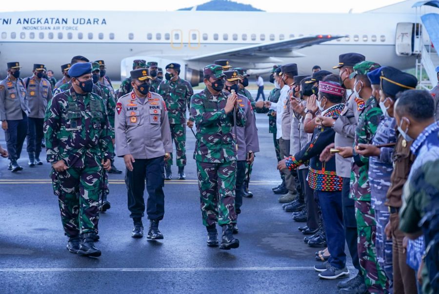 Kapolri  dan Panglima TNI Tinjau The 58th IAWP Training Conference di Labuan Bajo
