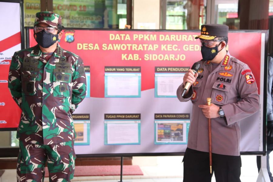 Kapolri Optimis Akhir Agustus Warga Jawa Timur Terima Hadiah Herd Immunity