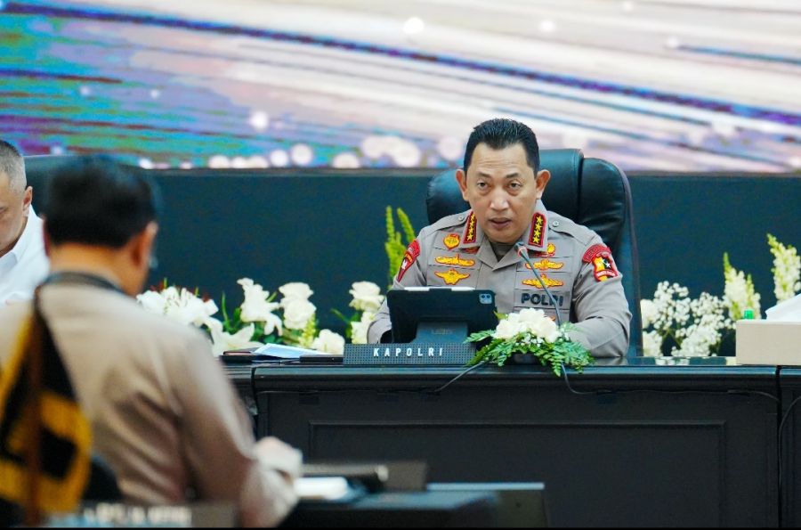 Kapolri Paparkan Persiapan dan Kesiapan Pengamanan Lebaran 2025 ke Menko Polkam