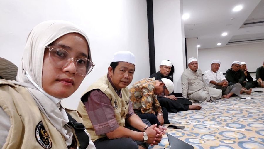 Karom & Karu Kloter 1 Padang Gelar Rapat Koordinasi di Hotel Hidayah Tower 8, Fokus Pelayanan Jemaah