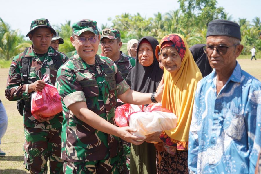 Kasrem 032/Wbr Hadiri Pembukaan TMMD Ke 126 Di Pasbar