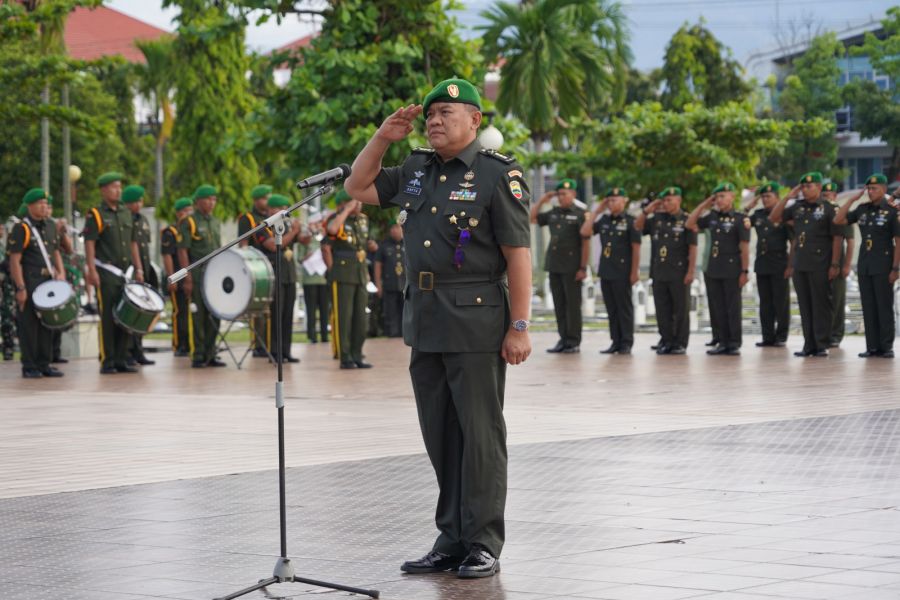 Kasrem 032/Wbr Pimpin Ziarah, Sambut Hari Juang TNI AD ke 79 Tahun 2024