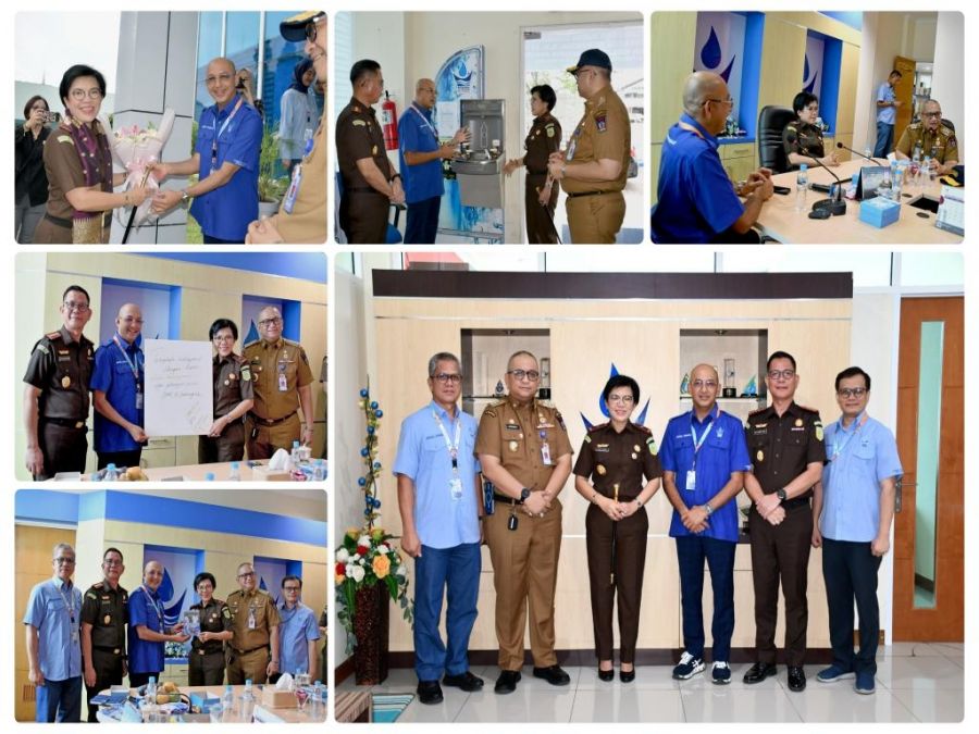 Kejati Sumbar Apresiasi Kinerja Pelayanan Perumda Air Minum Kota Padang