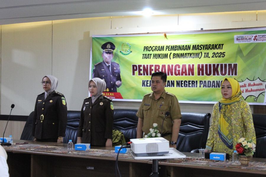 Kejari Padang Gelar Penerangan Hukum di Padang Selatan: Dorong Kesadaran Hukum hingga ke Akar Rumput