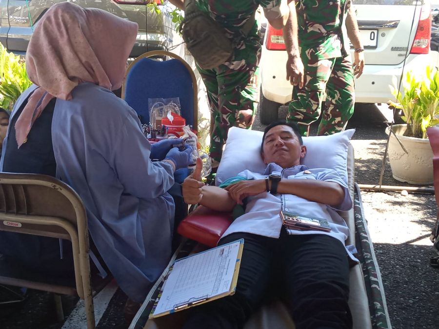 Kejati Sumbar Gelar Donor Darah dan Bazar Murah