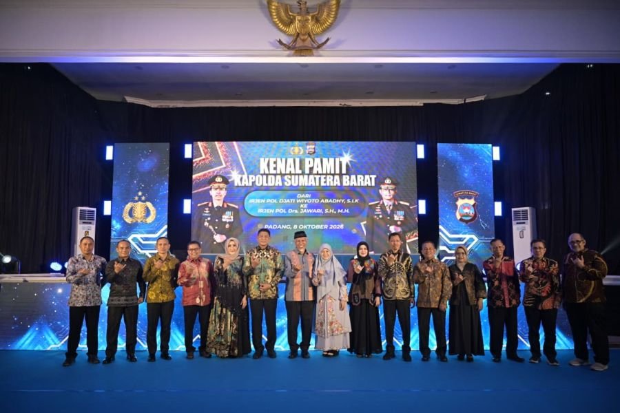 Kenal Pamit Kapolda Sumbar, Mahyeldi Tekankan Keberlanjutan Sinergi