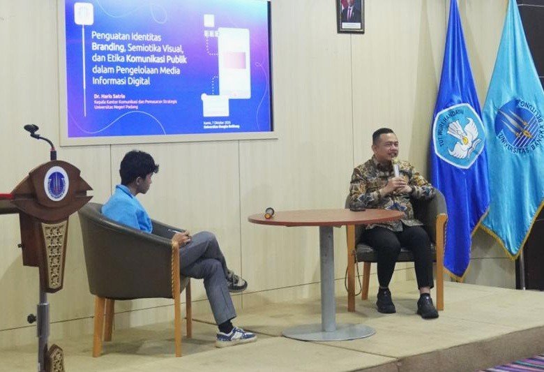 Kepala KKPS UNP Jadi Pemateri di Universitas Bangka Belitung, : Branding Harus Perkuat Identitas