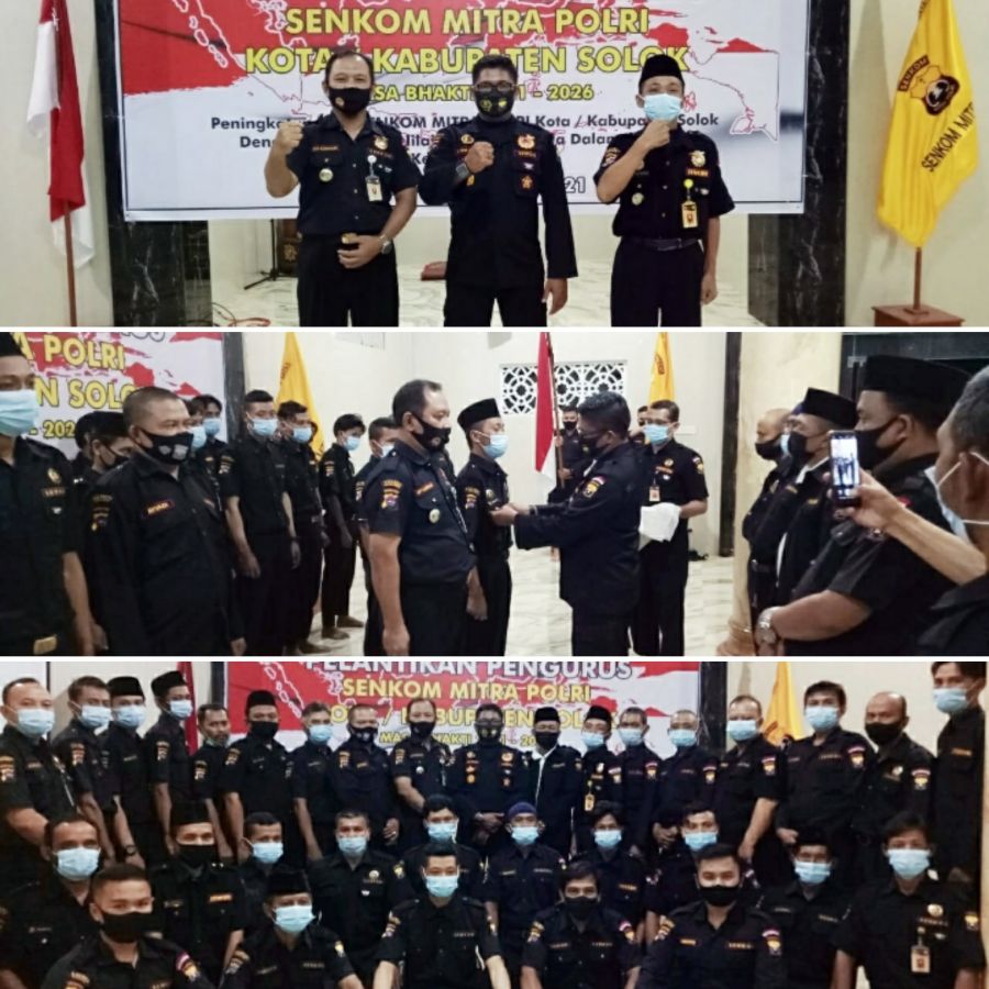 Kepengurusan Senkom Solok 2021-2026 Resmi Dilantik, Senkom Rescue dan Regenerasi Akan Dikedepankan