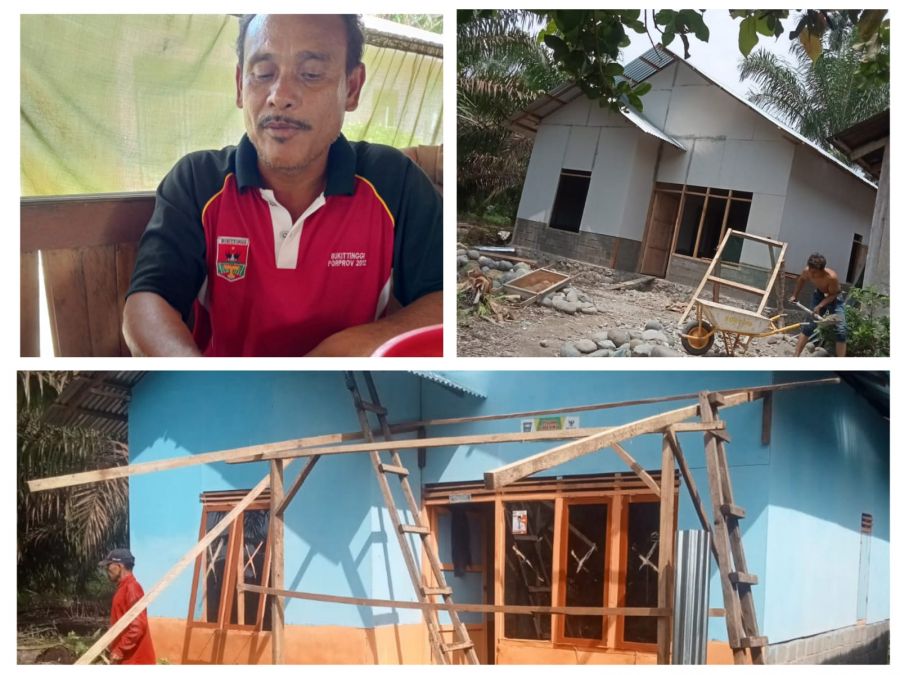 Ketua Baznas Pasbar Akan Tindak Tegas Pemotong Bantuan Bedah Rumah 25 Juta