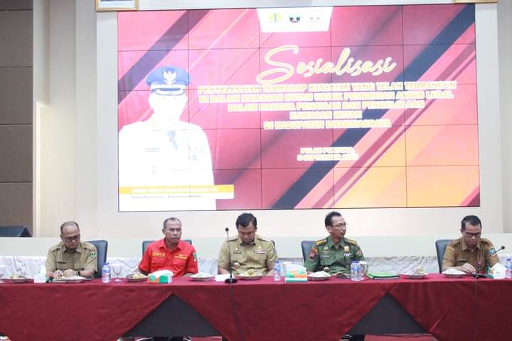 Ketua DPRD Dharmasraya Hadiri Sosialisasi Penataan Kawasan Hutan Bersama Dishut Provinsi Sumbar