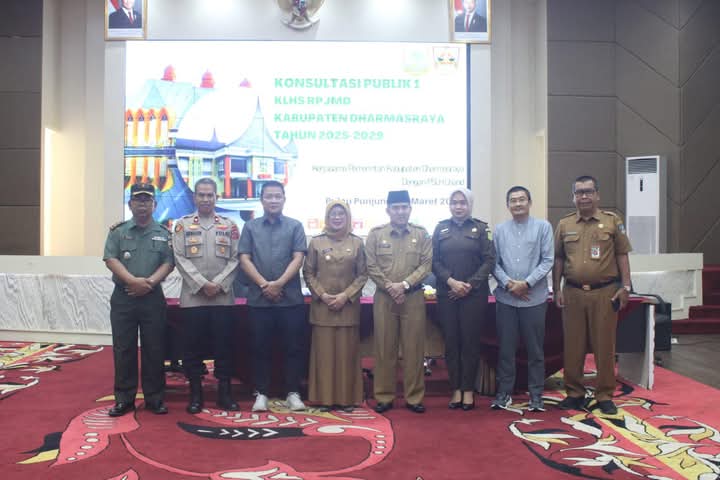 Ketua DPRD Kabupaten Dharmasraya Hadiri Konsultasi Publik KLHS RPJMD Tahun 2025-2030