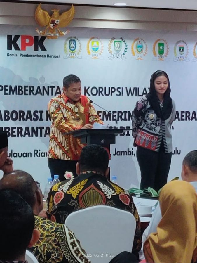 Ketua DPRD Kabupaten Dharmasraya Hadiri Rakor Bersama KPK RI