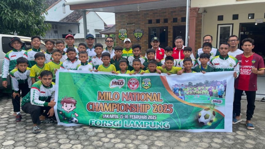 Ketua FORSGI Lampung Lepas Kontingen FORSGI Menuju MILO National Championship 2025
