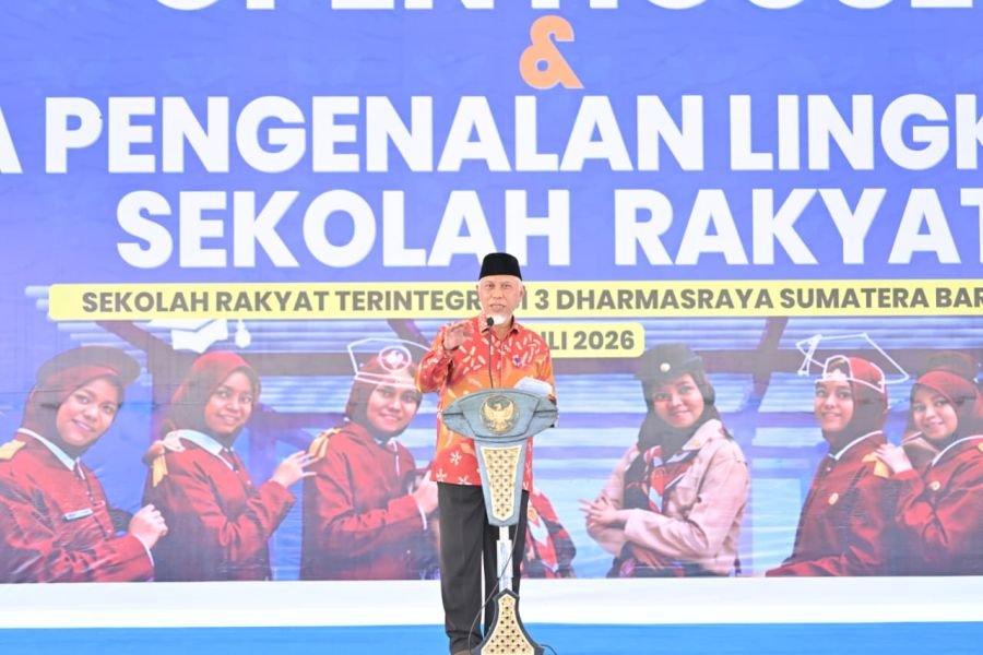 Kisah Anak Buruh Angkut yang Jadi Gubernur, Mahyeldi Suntik Semangat Ratusan Siswa Sekolah Rakyat