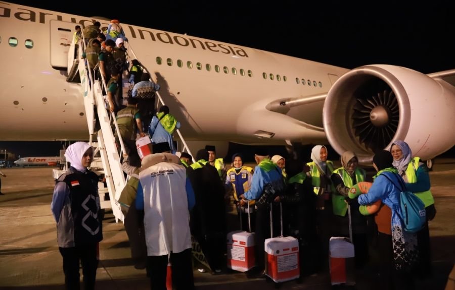 Kloter Gabungan Sumbar–Bengkulu Bertolak ke Madinah, Tersisa Sembilan Kloter yang Siap Terbang 