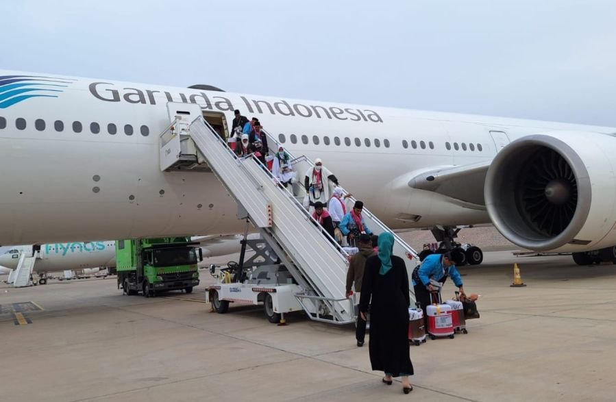 Kloter Pertama Mendarat di Madinah