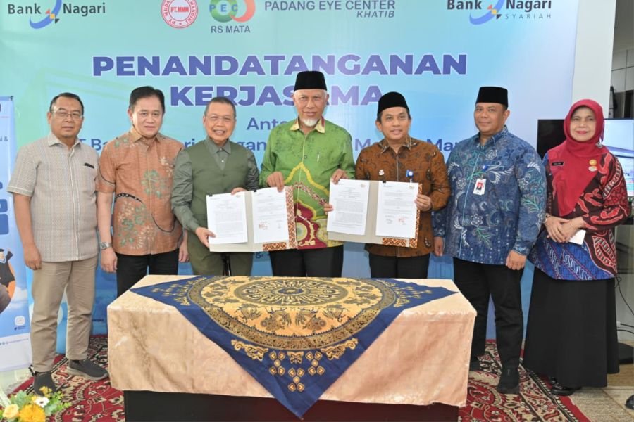 Kolaborasi Bank Nagari–Padang Eye Center Tembus Rp140 Miliar, Mahyeldi: Kunci Kemajuan Daerah