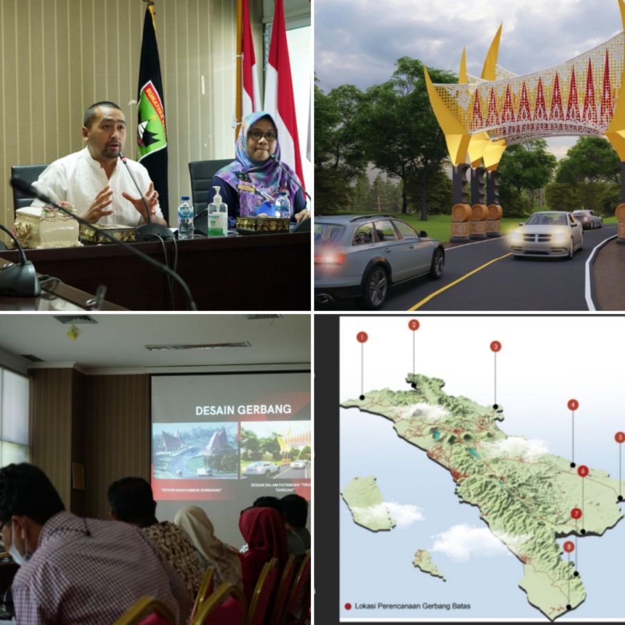 Kolaborasi Pemprov dan Pelaku Usaha Sambut Pengunjung ke Sumbar dengan Gerbang Batas Baru